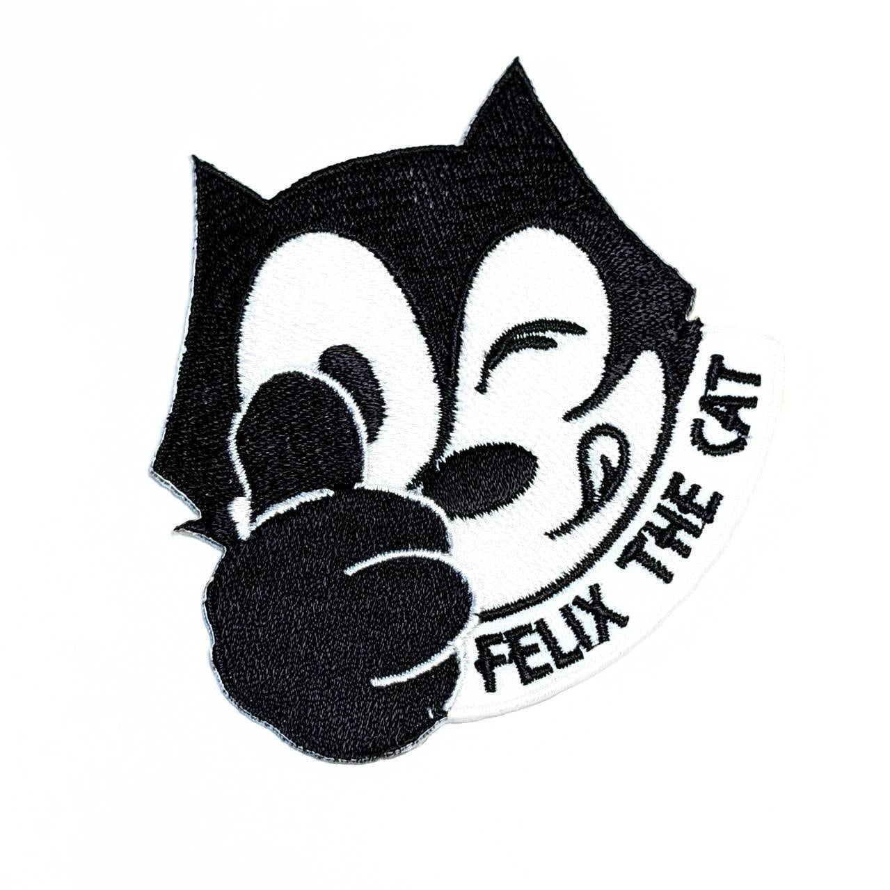 送料無料! ★刺繍アイロンワッペン★【 Felix the Cat( フィリックスザキャット )】 〚アメリカン雑貨 アメトイ〛