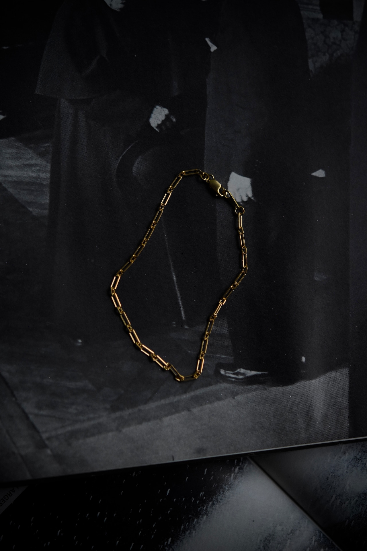 Utah/”GENERAL” 24KGP 925silver chain bracelet