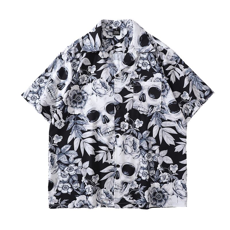 "SkulL" High Street Loose Shirts
