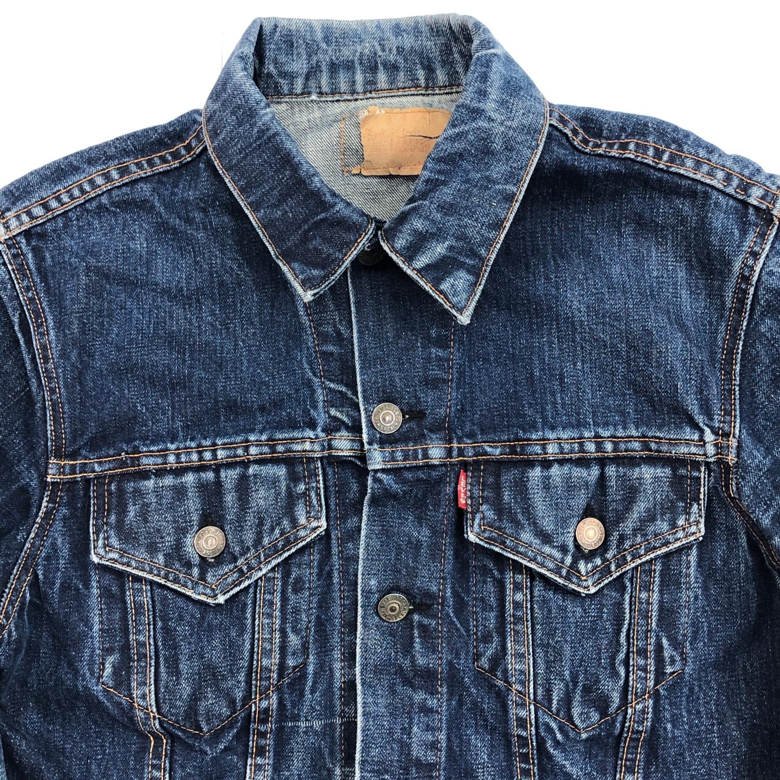 LEVI'S リーバイス 60年代 USA製 70505 4th BIG E 不均等V ボタン裏