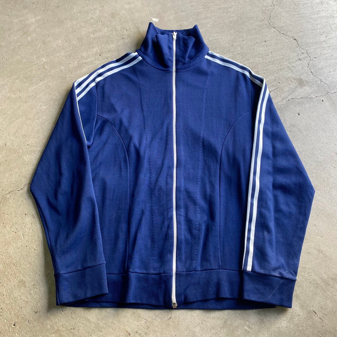 adidas　トラックジャケット　80's vintage　ジャージ　ハイネック