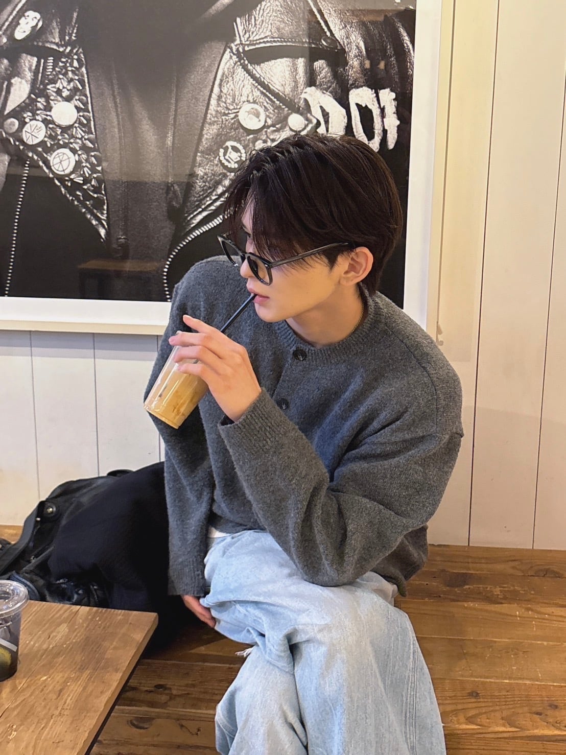 即納】RADIANT Cropped round cardigan | 韓国ファッション セレクト