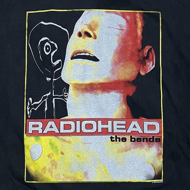 Radiohead / レディオヘッド Tシャツ The Bends XL 黒 両面プリント