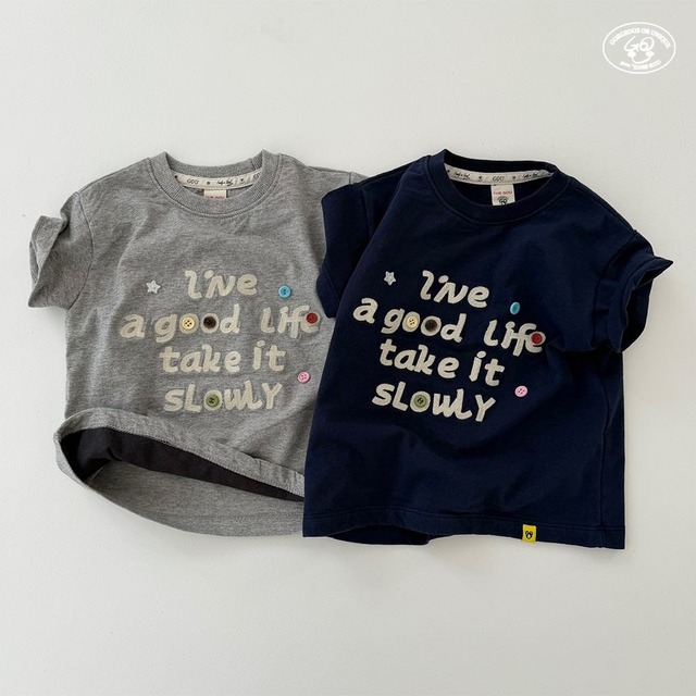 【取寄】gou｜button tee｜ボタンT｜XS-JL｜kids&jr｜26 summer
