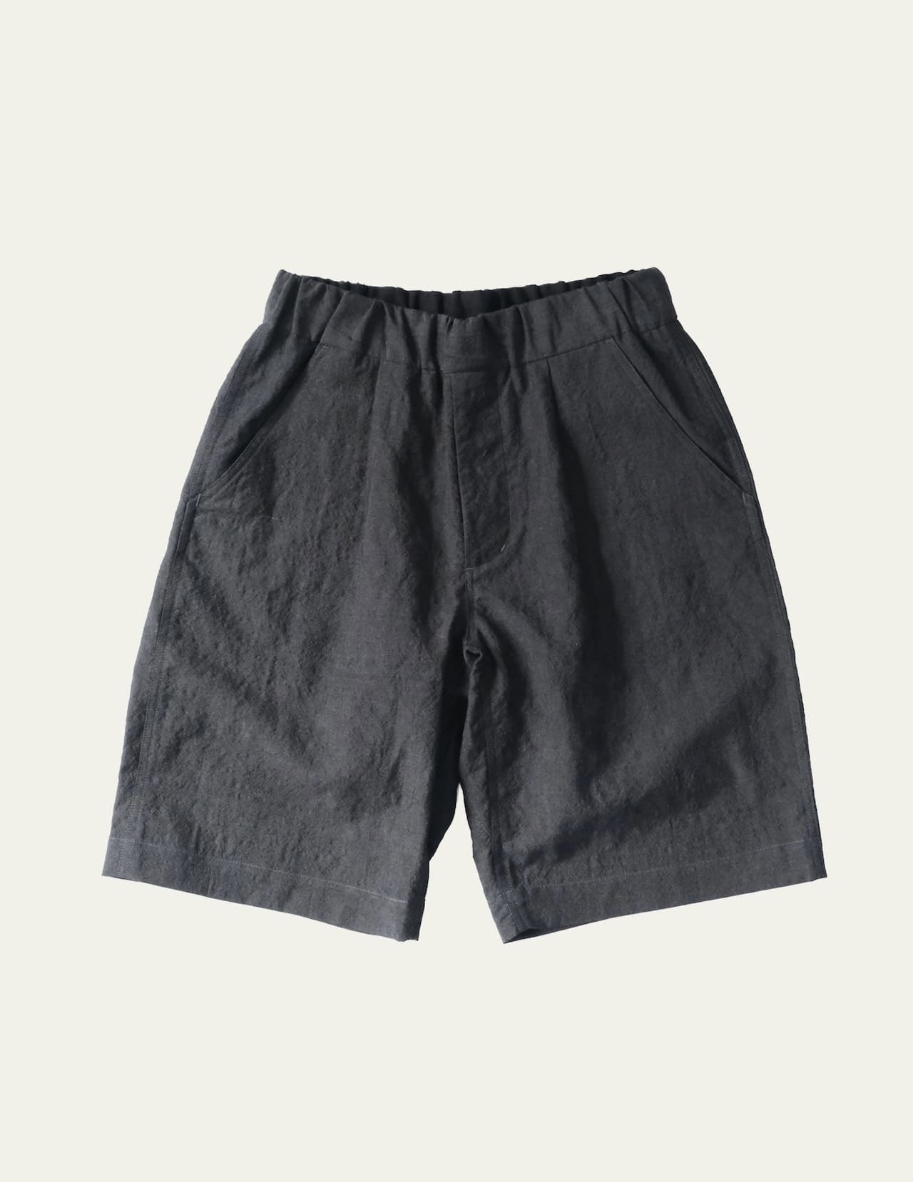FUJITO Wide Easy Shorts Charcoal,Dark Navy