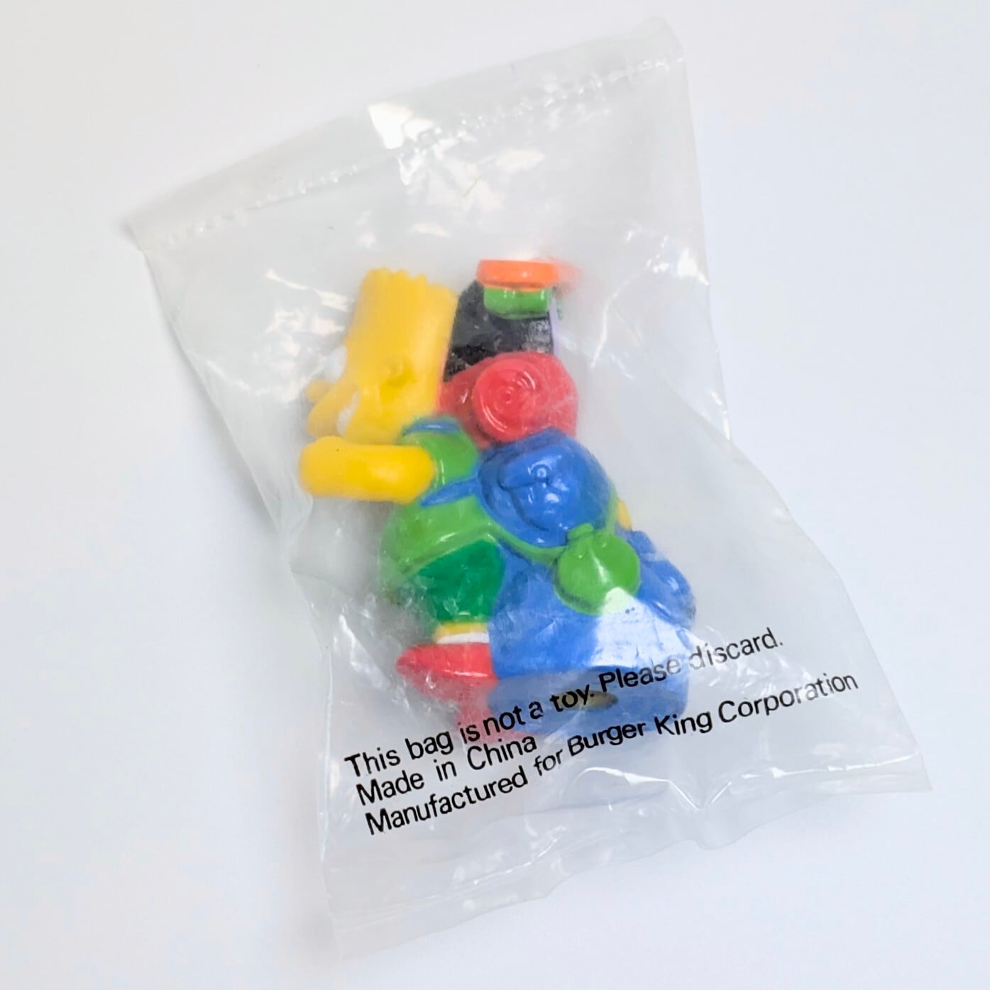 ☆DEADSTOCK / VINTAGE 1990☆【 The Simpsons(ザ シンプソンズ) 】『 バート・シンプソン 』BURGERKING(バーガーキング)限定ミールトイ / ミニソフビフィギュア〚アメリカン雑貨 アメトイ〛