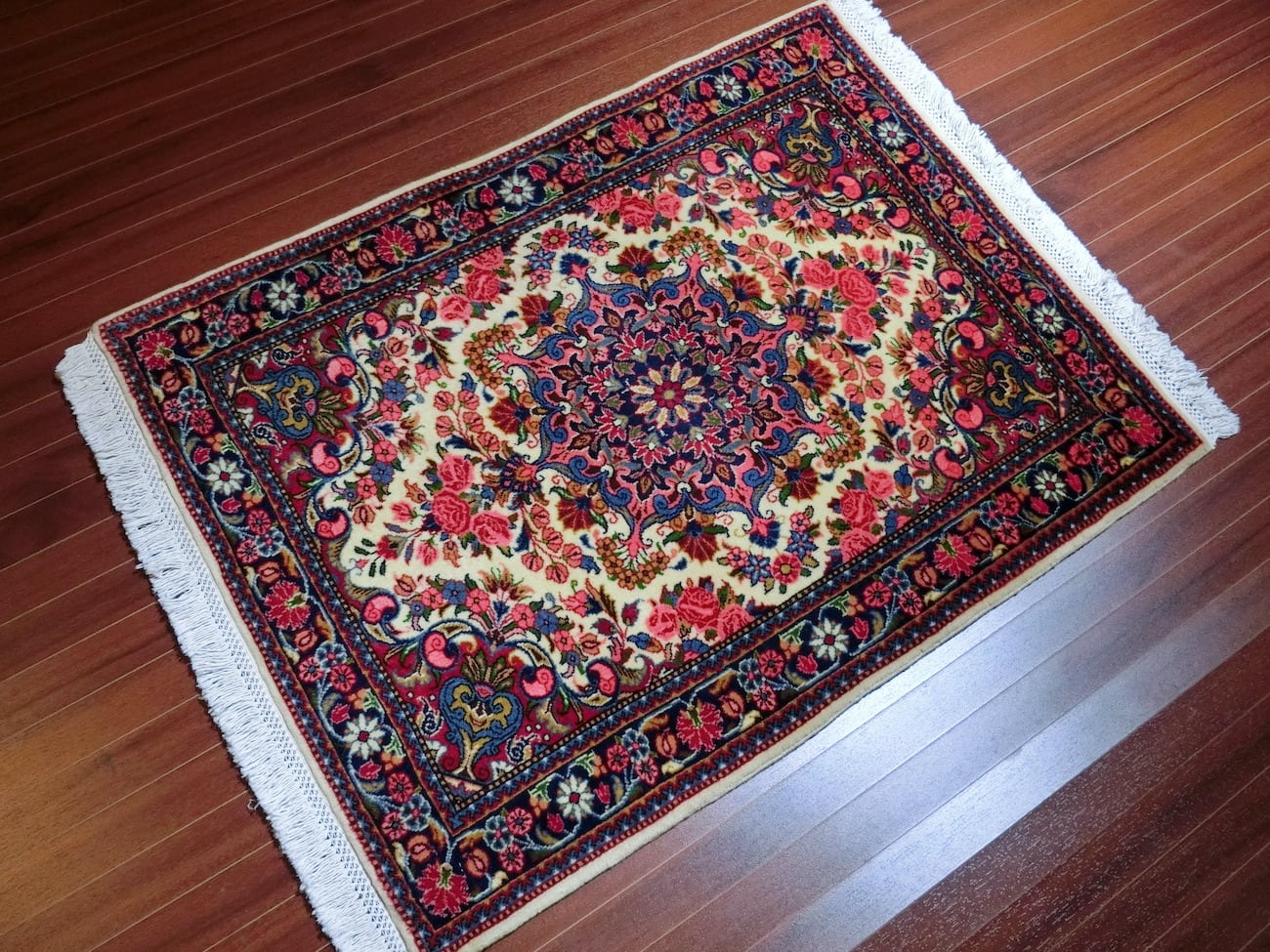 ペルシャ絨毯 手織り ビジャー産【玄関サイズ】190 | Heris Carpet