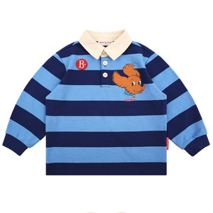 [BEBE DE PINO] Jesse stripe rugby tee 正規品 韓国ブランド 韓国ファッション 韓国代行 韓国通販 ベベドピノ 日本 店舗 韓国 子供服 bebedepino