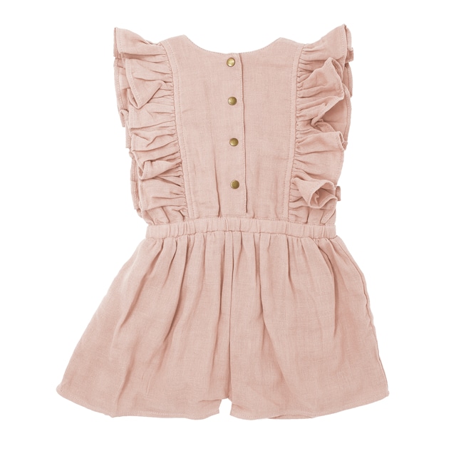 [2y] organic cotton / キッズフリルジャンパー