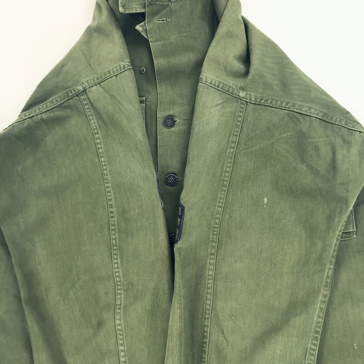U.S.ARMY 40年代 M1943 HBT UTILITY JACKET 13スターボタン 陸軍 U.S.ARMY 40年代 M1943 HBT UTILITY JACKET 13スターボタン 陸軍