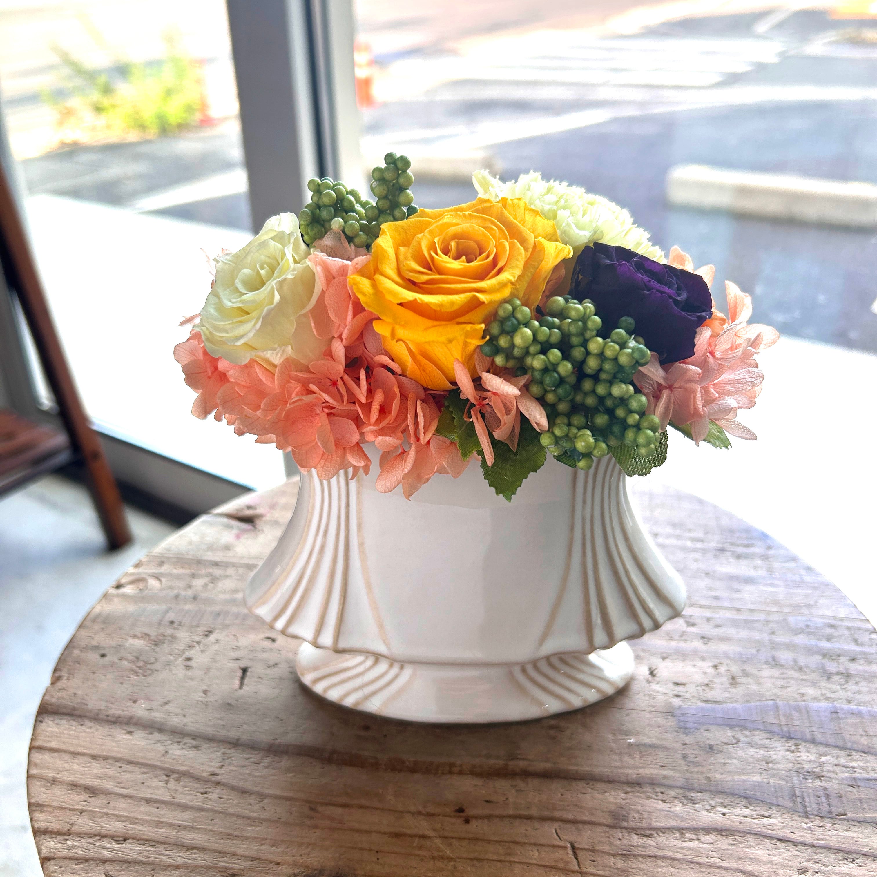 「ココル」プリザーブドフラワーアレンジメント