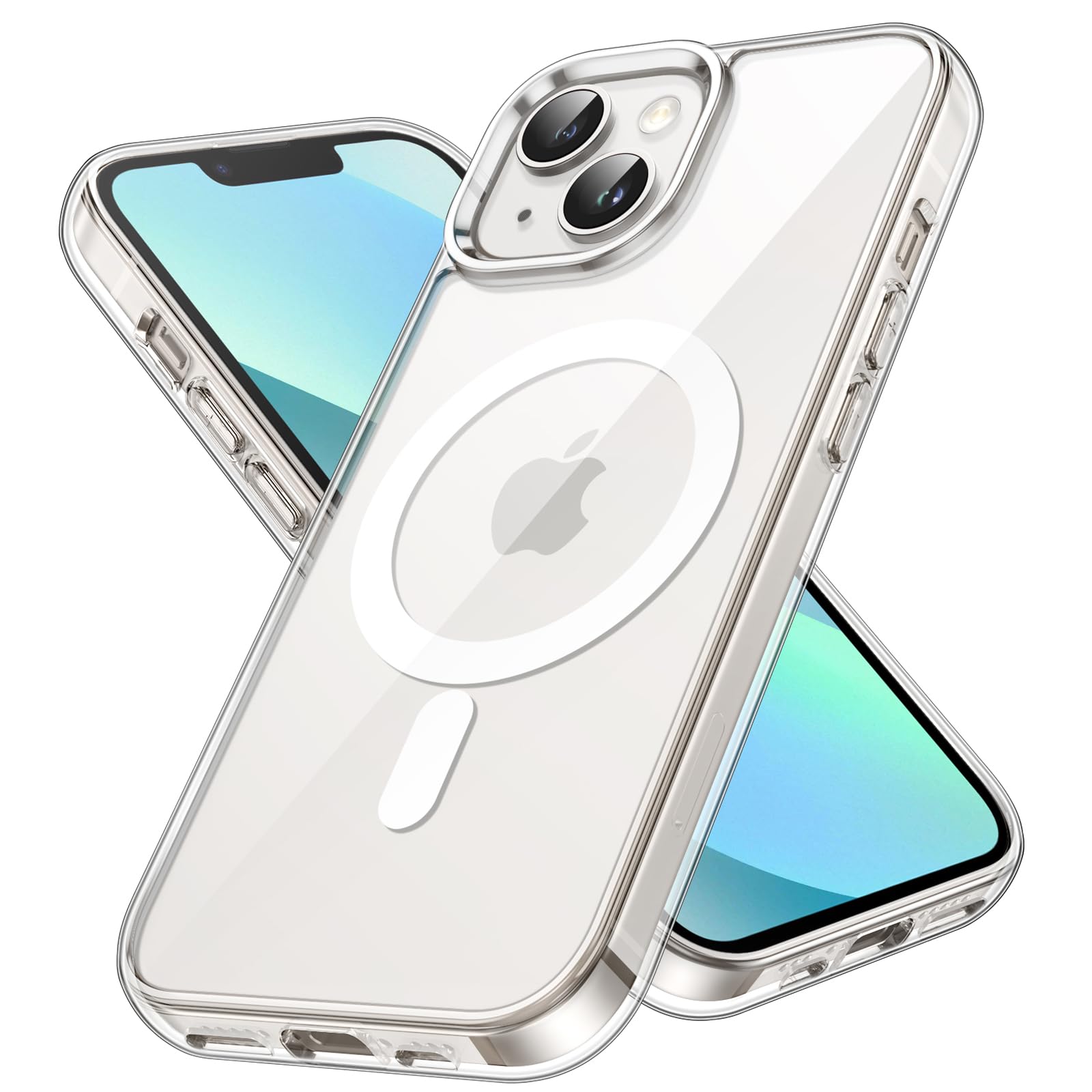 JETech iPhone 13用 マグネットケース (クリア)