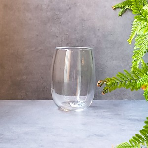 琉球ガラス ミニグラス 樽型 Mサイズ 日本酒グラス がじゅまるぐいのみ おちょこ 沖縄  【gaju-g-1】