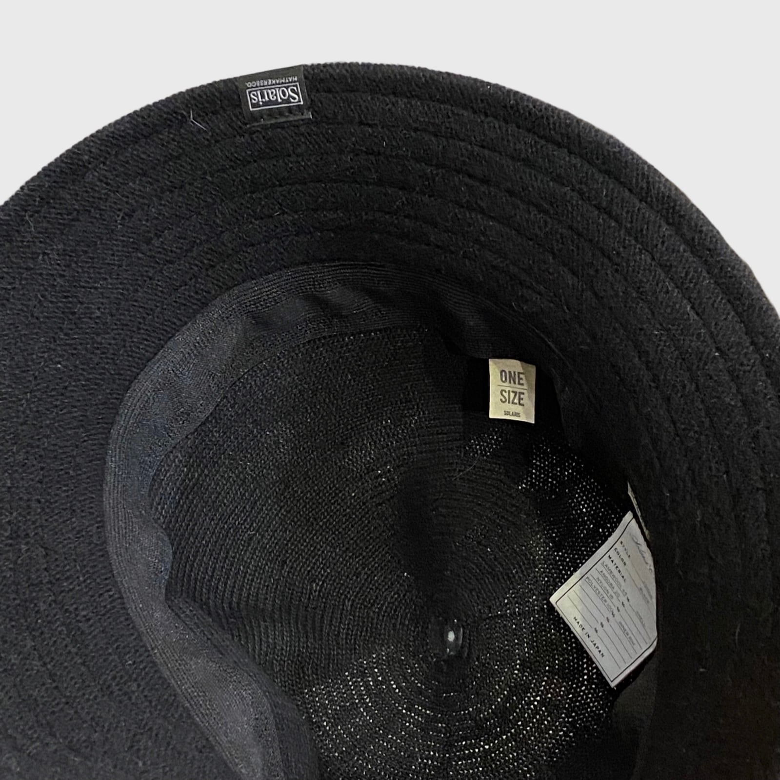 SOLARIS&CO. ANGORA WOOL BELL HAT 