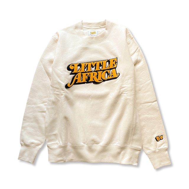 LITTLE AFRICA | Varsity Crewneck / Natural