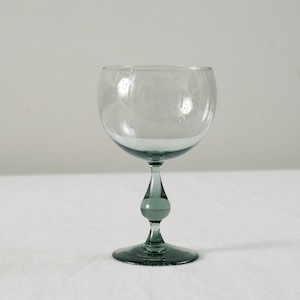 ワダコーヘー Kohey Wada ゴブレット dropstem glass 丸 studio grey No.WA16