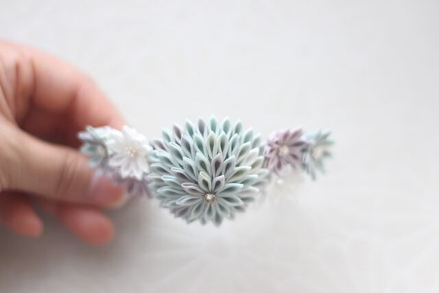 つまみ細工 コーム