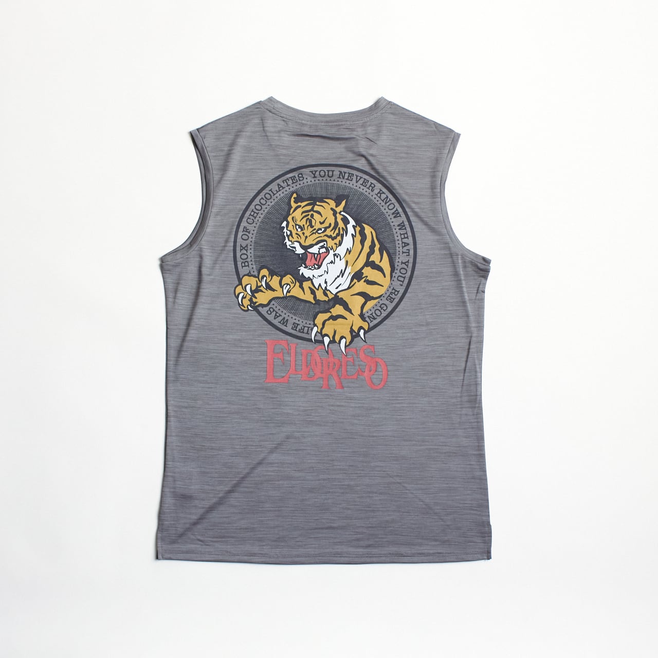 ELDORESO(エルドレッソ)Jump Out Sleeveless -Gray メンズレディースランニングスリーブレス