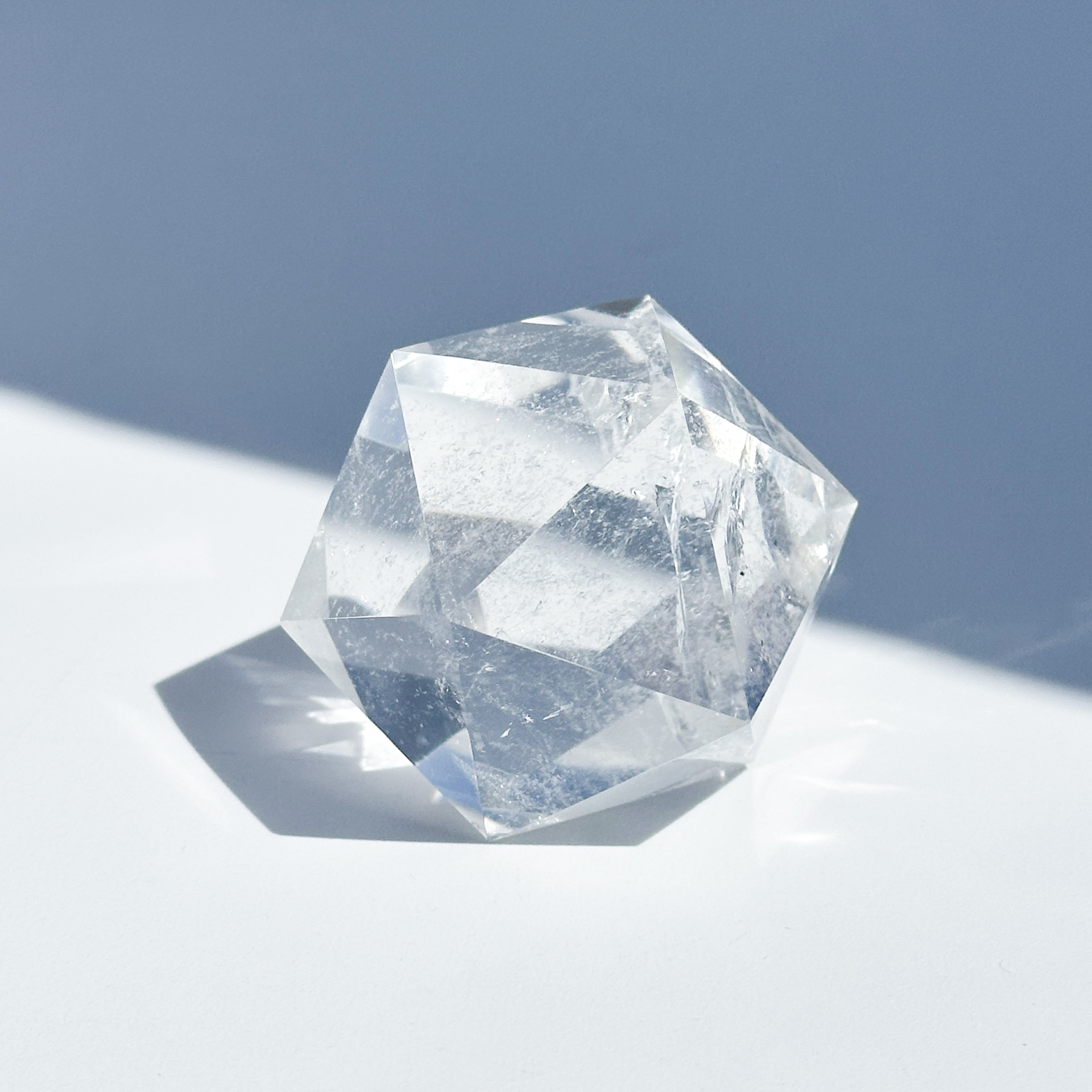 ミナスジェライス産クリアクォーツ 正二十面体75◇ Clear Quartz