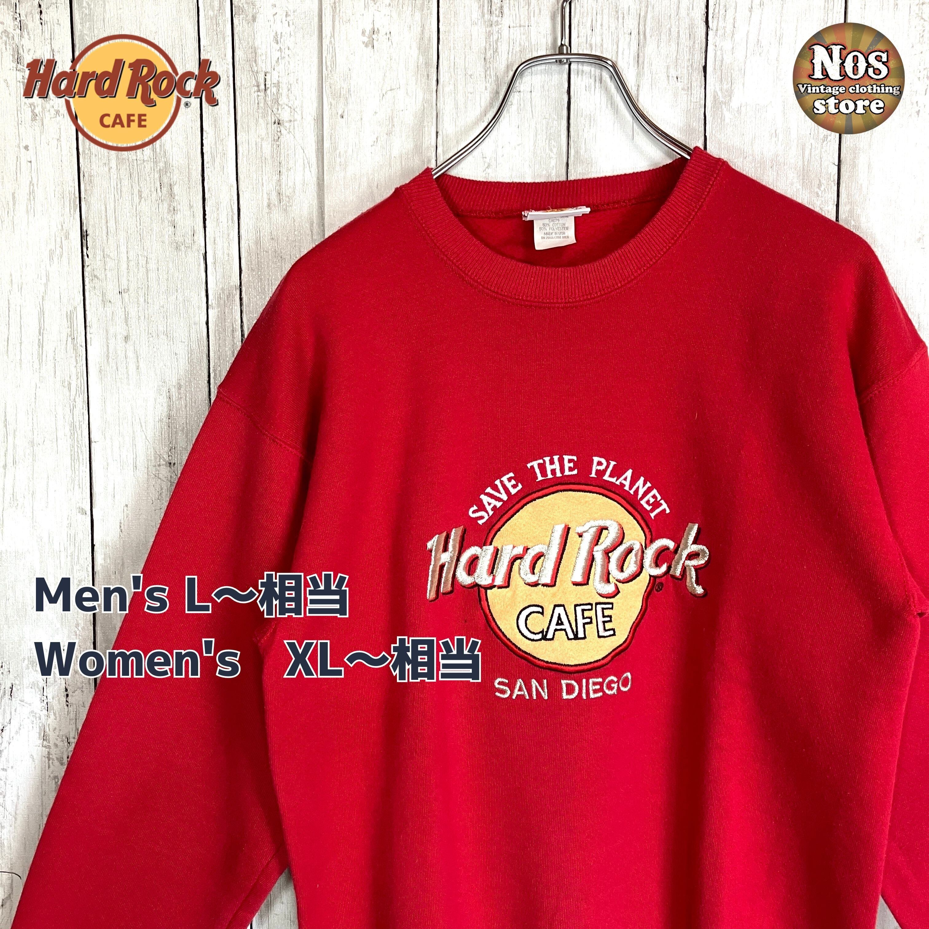 Hard Rock CAFEハードロックカフェ　スウェット　刺繍ロゴ　USA製L