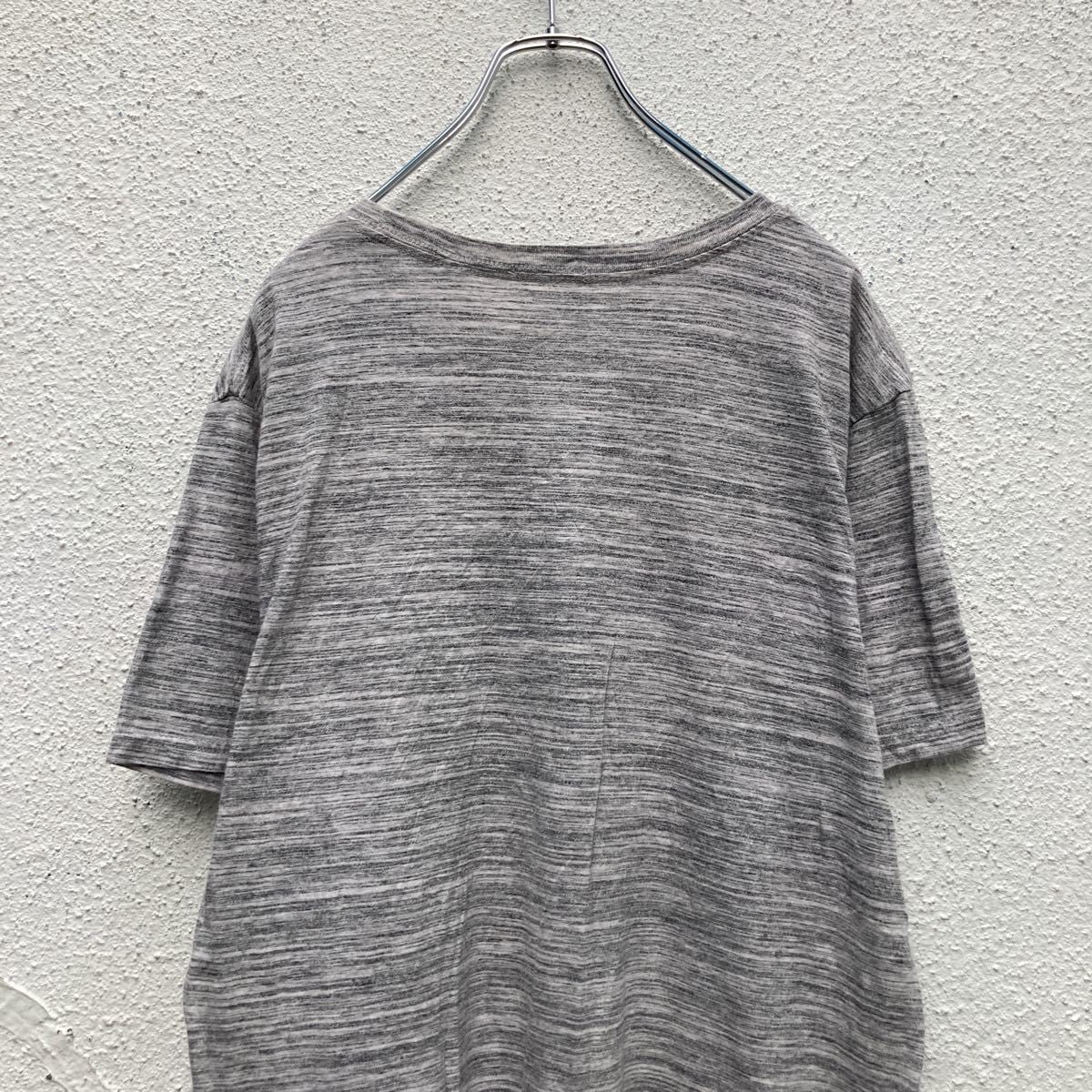 NFL 半袖 プリント Tシャツ L グレー ブルー オレンジ デンバー