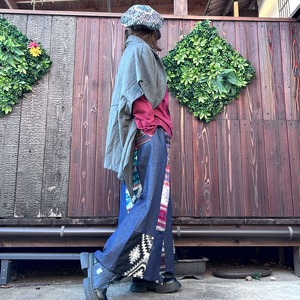 ビッグポンチョカーディガン