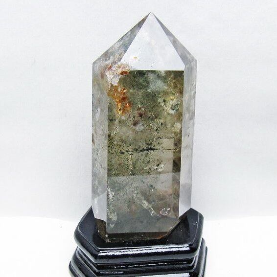 グリーンファントム 六角柱 台座付属 一点物 152-3911