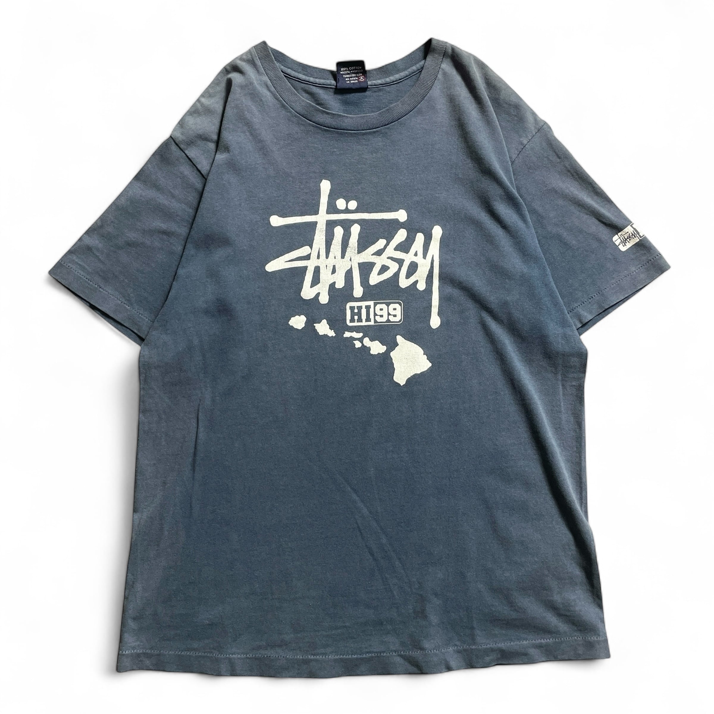 90s USA製 old Stussy 紺 vintage T-shirt