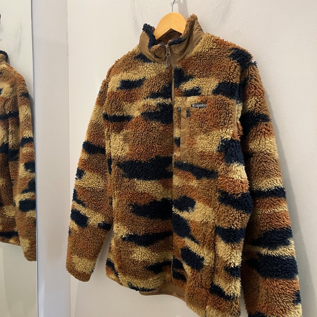 COLUMBIA CAMO F/Z FLEECE JACKET XL
