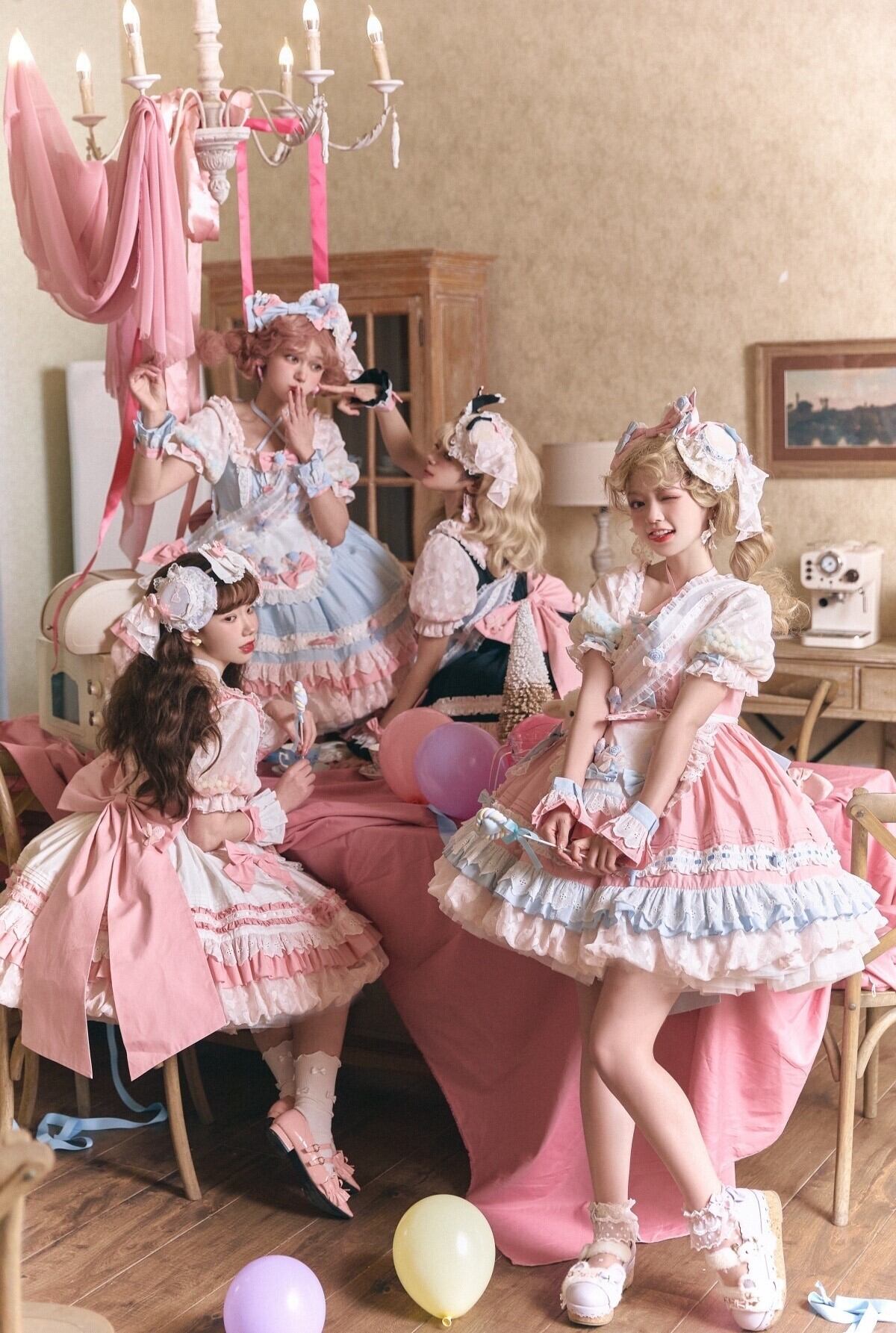 超可爱の ロリィタ Candy 3点セット ワンピース ロリータワンピース 新品 ひざ丈ワンピース Insitumarineoptics Com