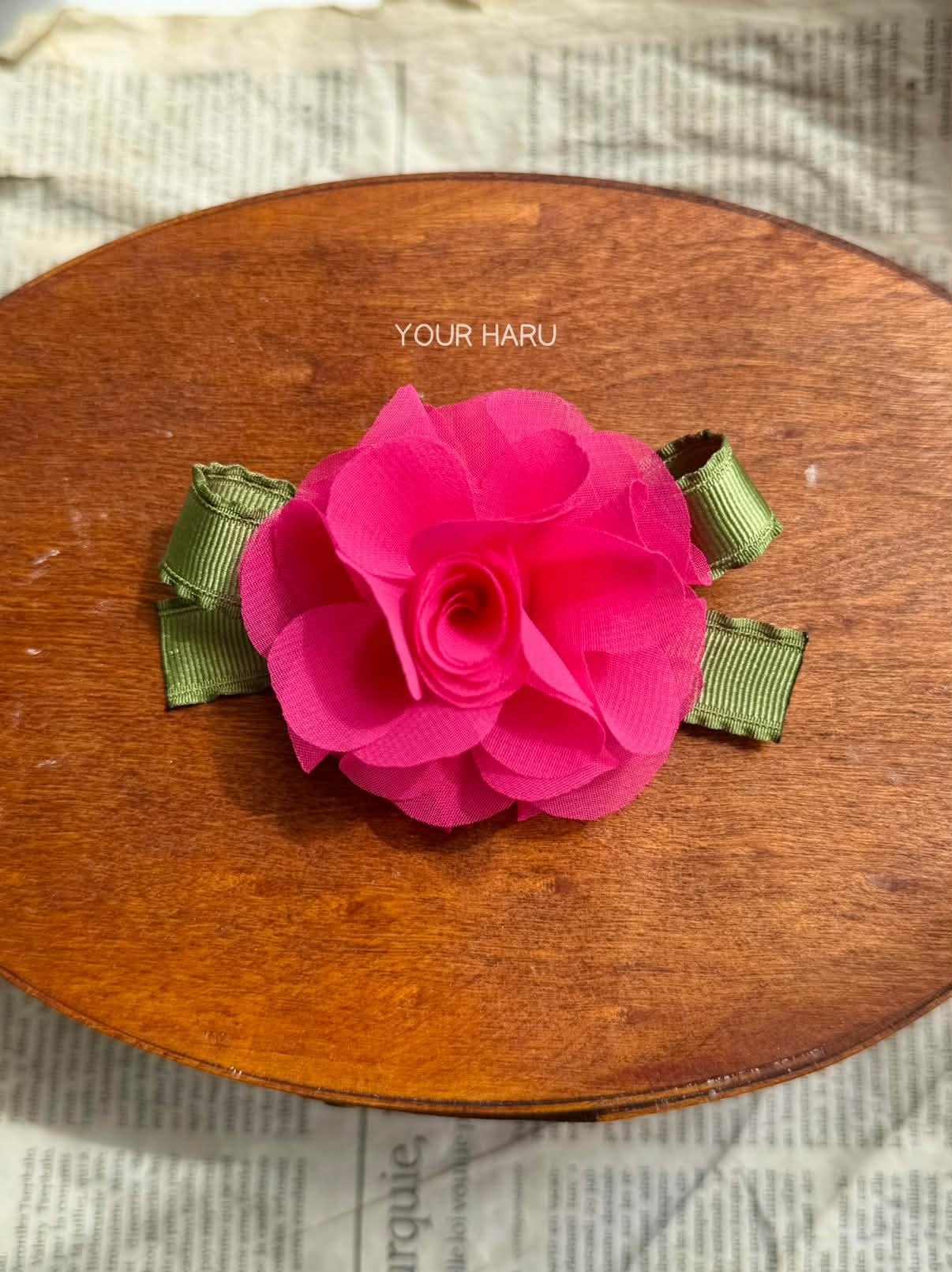 予約【yourharu】Rose Hair pin
