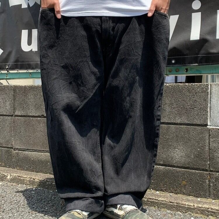 リーバイス550 ブラックデニムパンツ バギーパンツ W42 L30 古着 古着