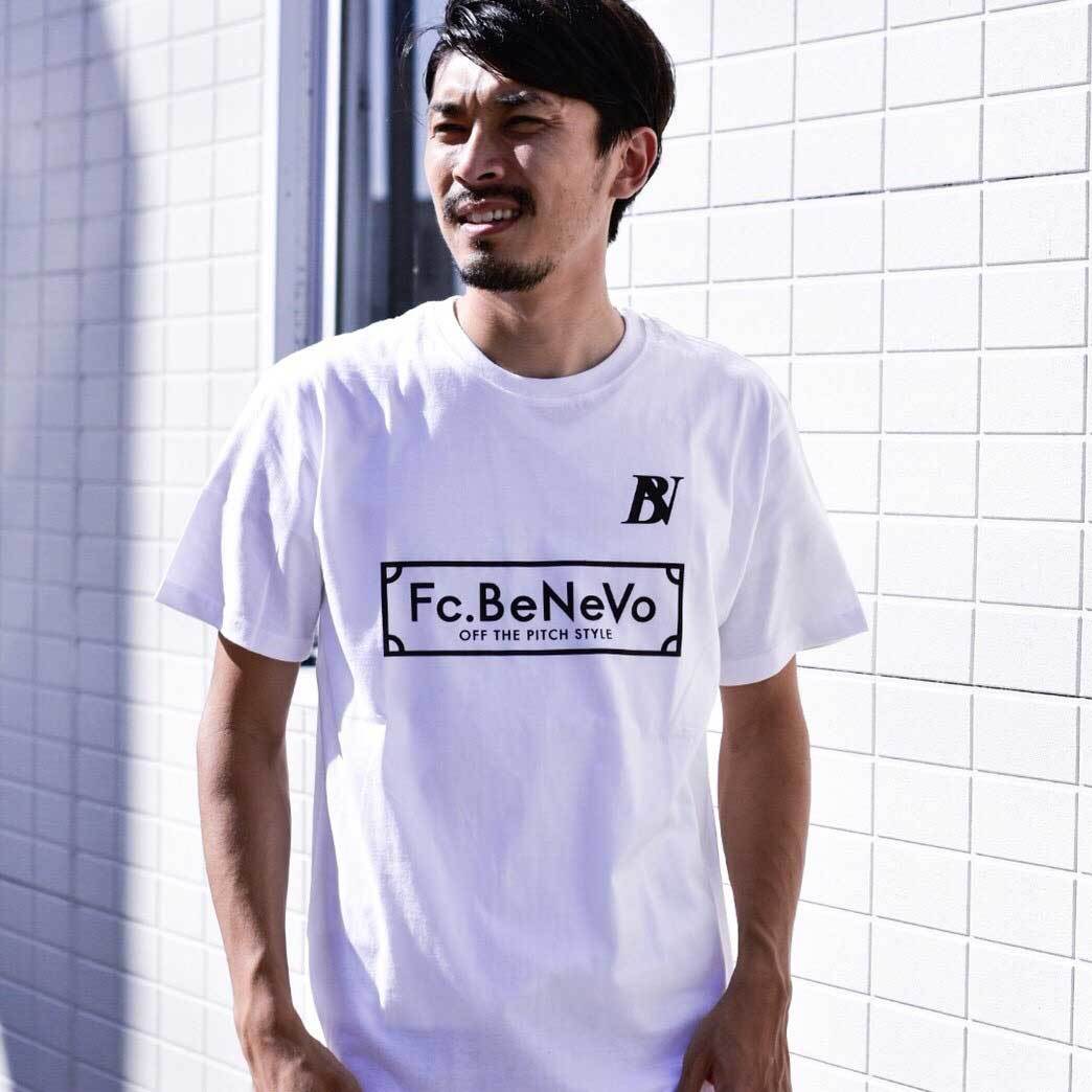 BV×Fc.BeNeVo STANDARD LOGO T-SHIRTS (WHITE)