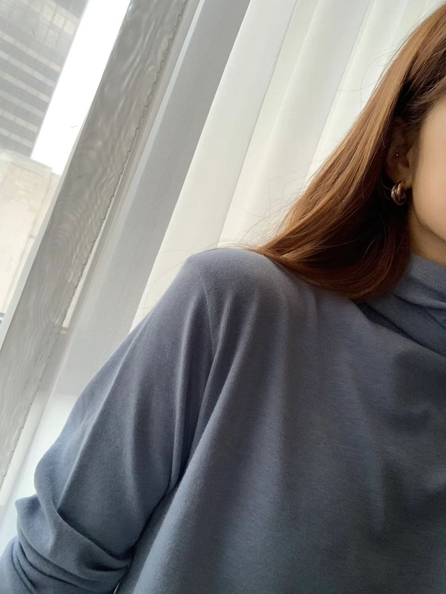 (予約) ounce / Soft wool tencel polar tee 4color