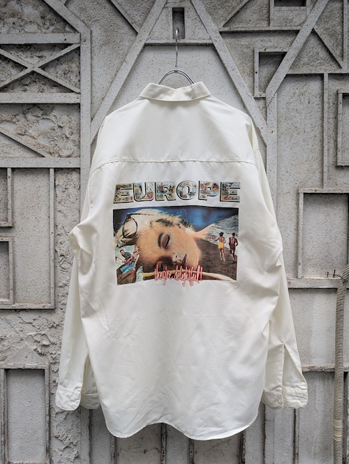 "EUROPEAN" print shirt