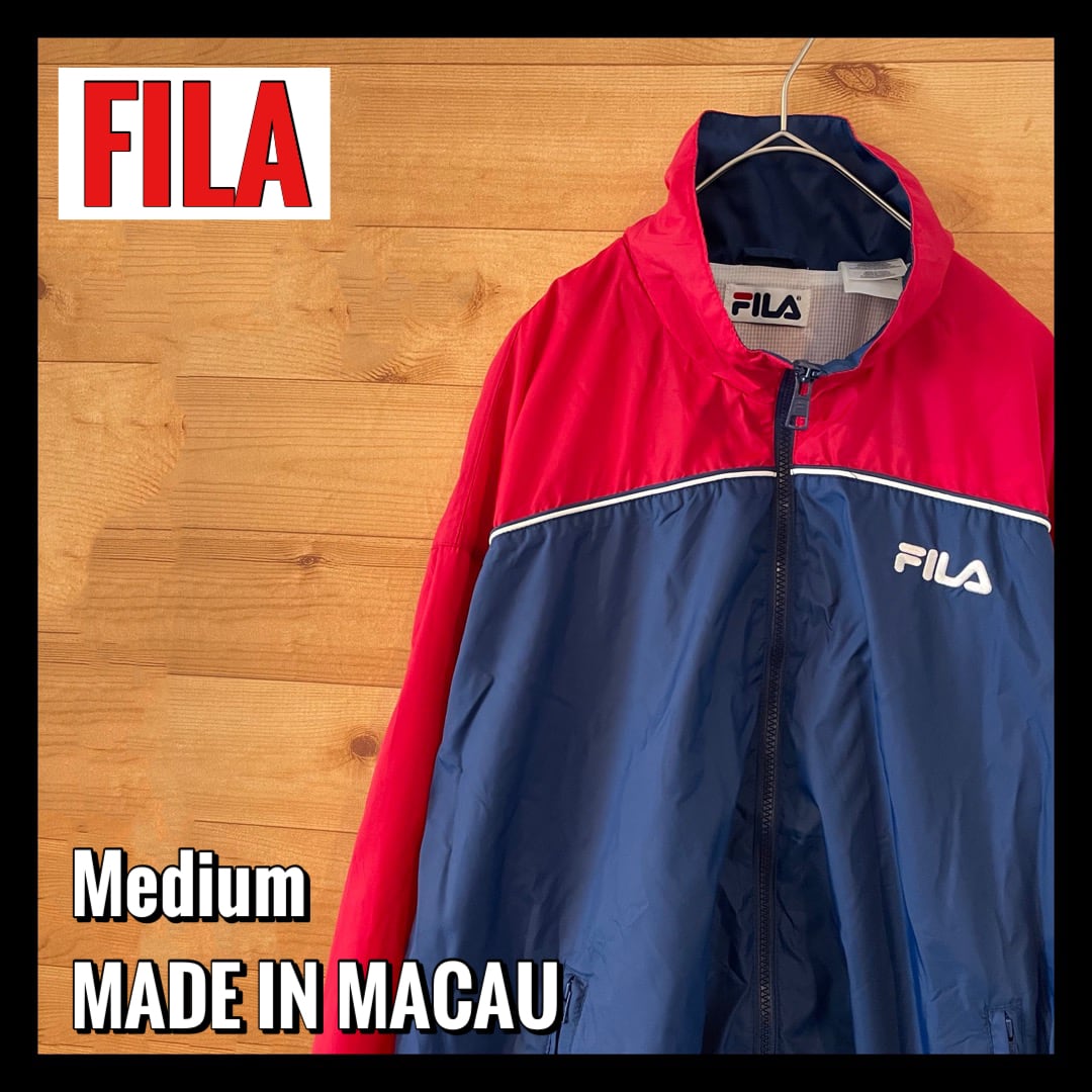 FILA フィラ ジャケット ナイロンジャケット 刺繍 ワンポイントロゴ