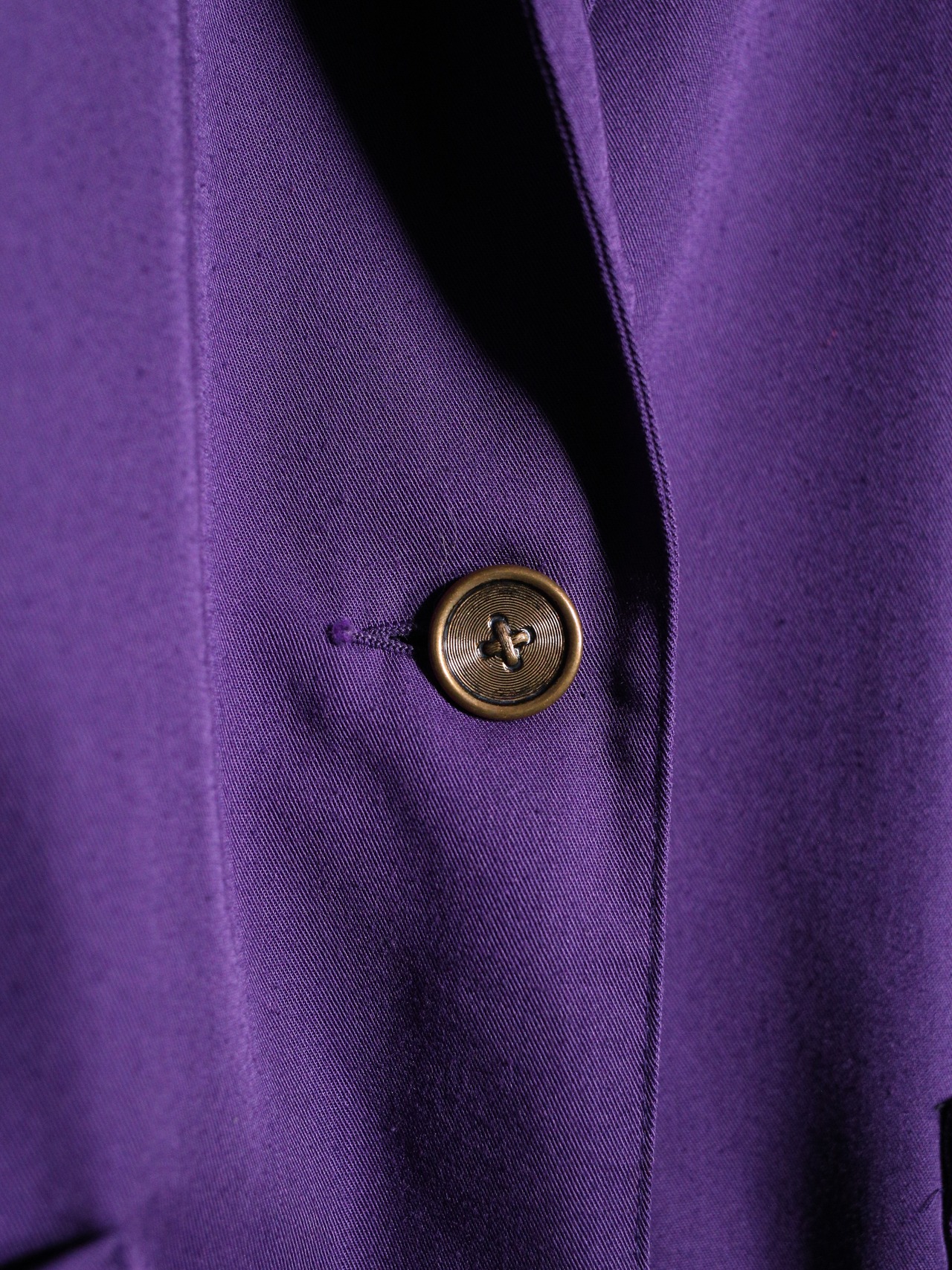 purple color drapery oversize easy tailored jacket - 9