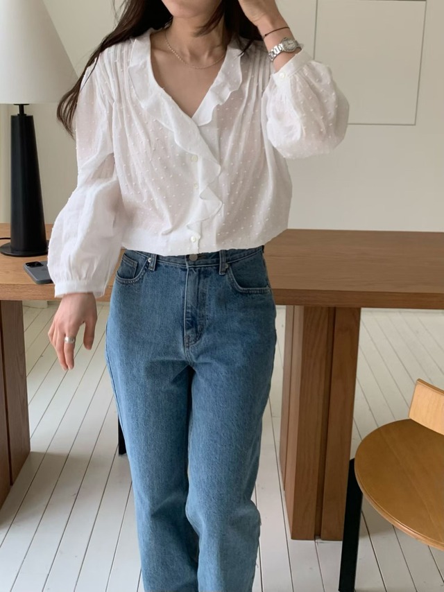 (即納) fl lanel / Straight denim 2color