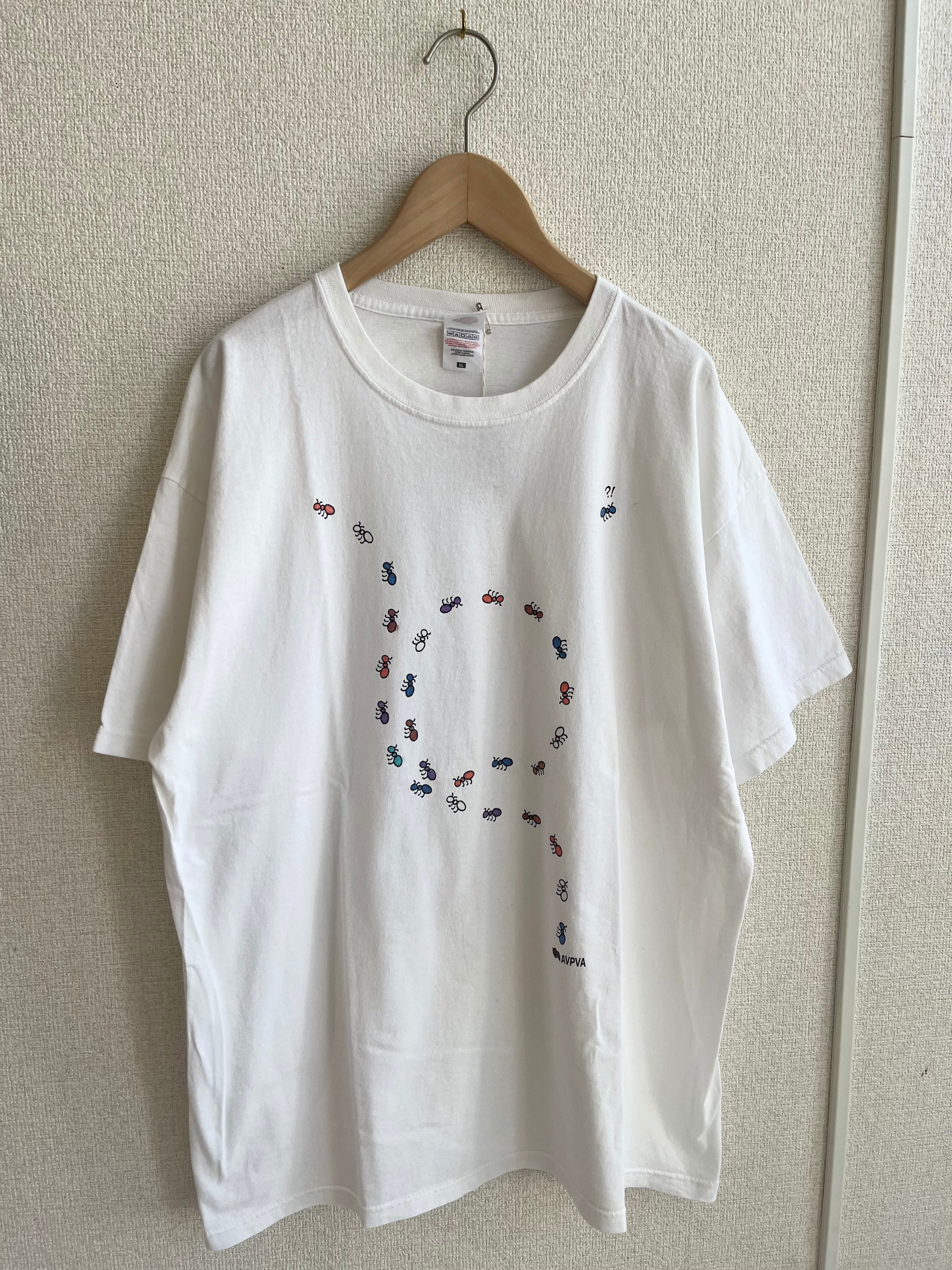 古着 fruit of the loom ありの行列 Tシャツ