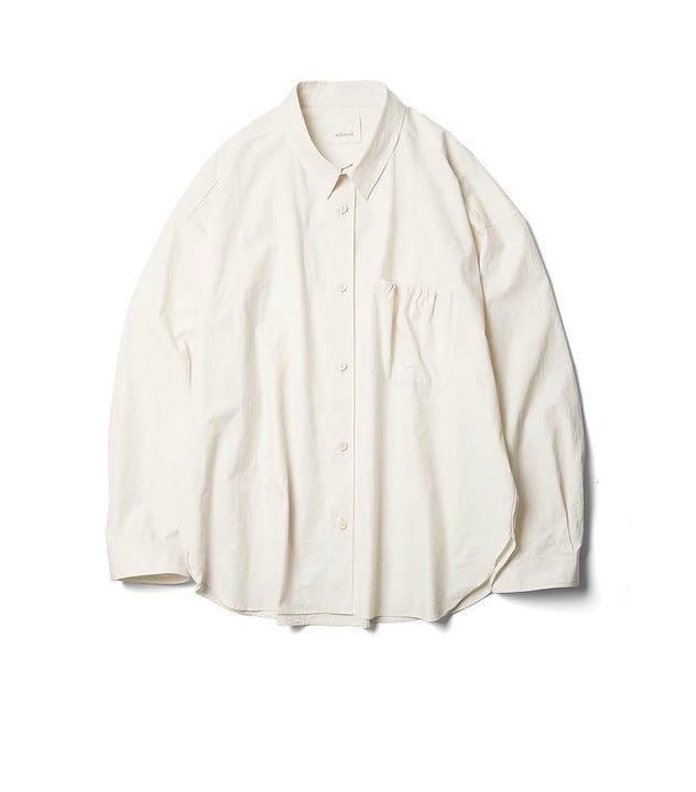 【refomed 】WRIST PATCH WIDE SHIRT | cocoon