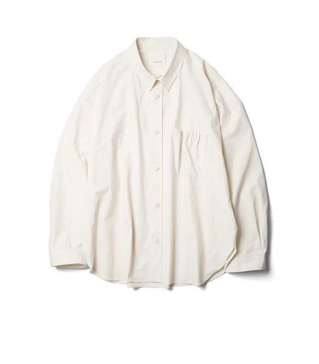 【refomed 】WRIST PATCH WIDE SHIRT