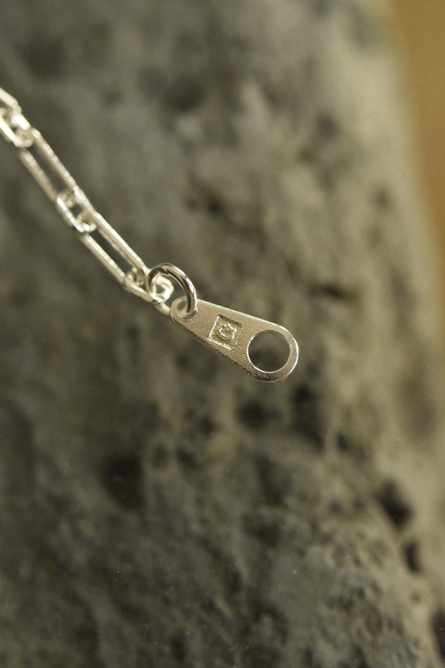 Utah／”GENERAL” 925 silver chain bracelet