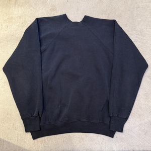 1990'S HANES HERWAY BLACK SOLID SWEAT SHIRT