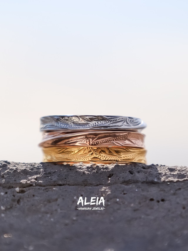 twist ring [316L] ハワイアンジュエリー