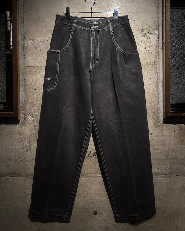 【Caka】“JNCO” Black Color Vintage Baggy Jeans