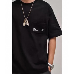 Pocket embroidered t-shirt 0797