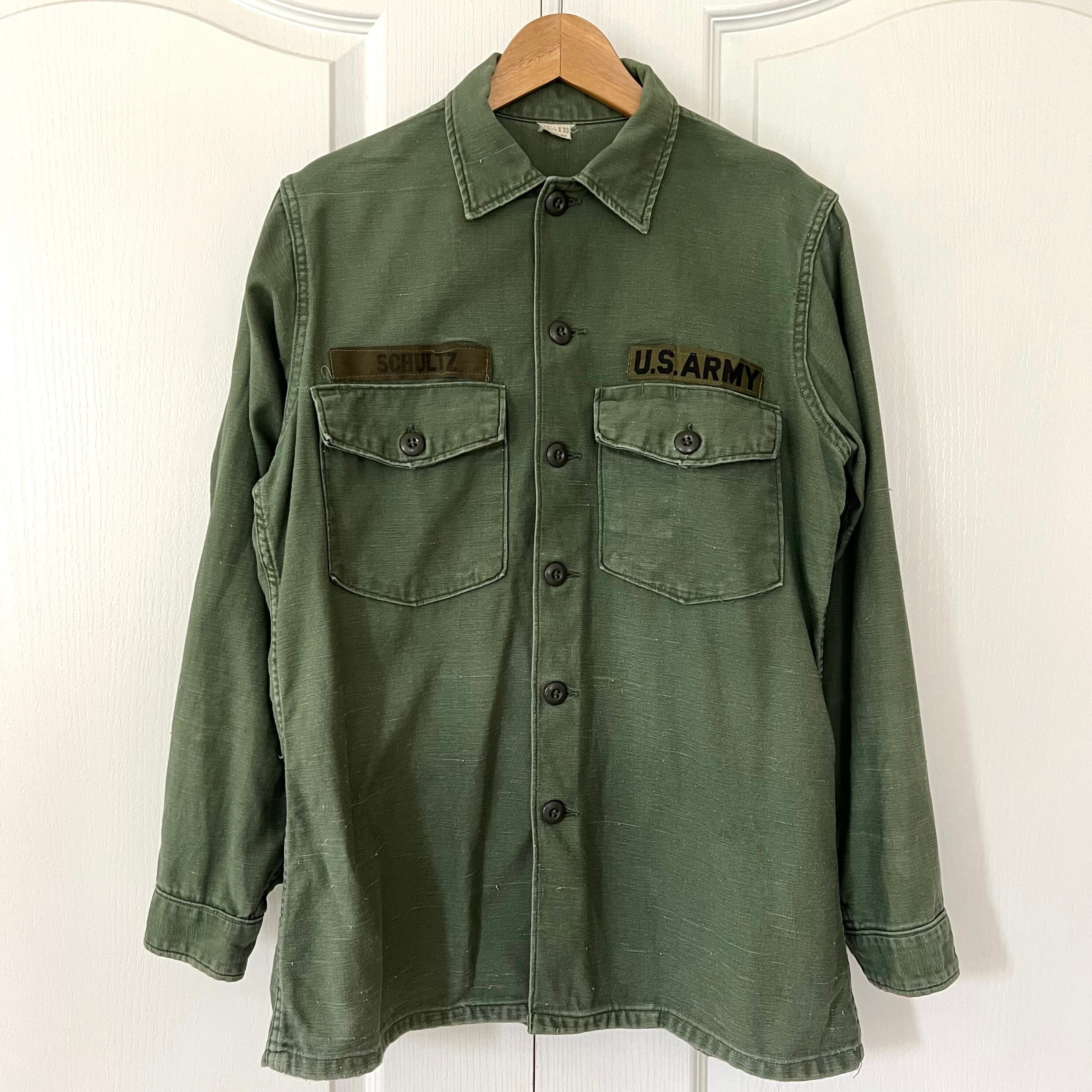 US ARMY 米軍 ユーティリティシャツ 60's ヴィンテージ ミリタリー