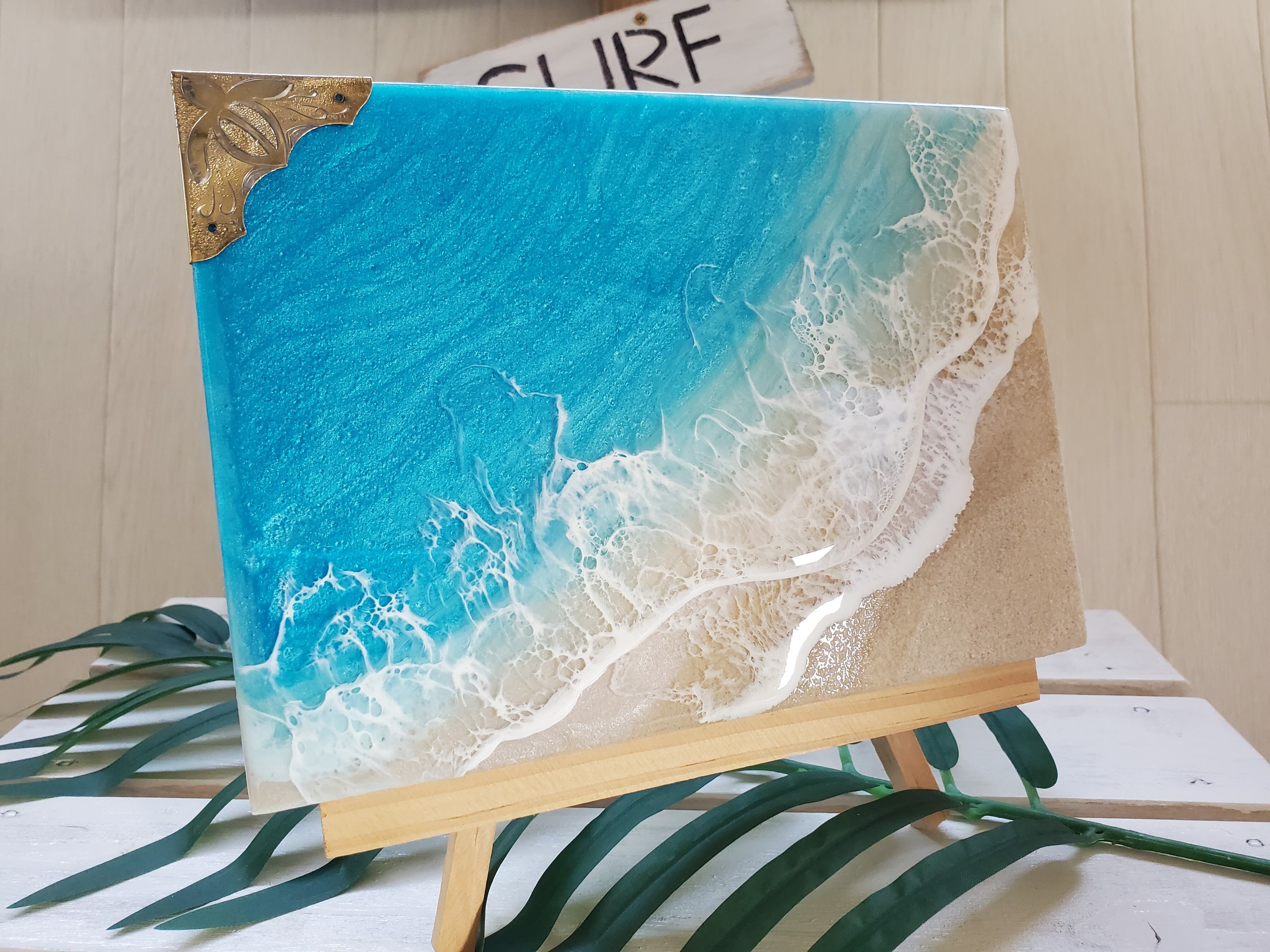 229.オーシャンレジンアート アクリル板 | Leaf Edgez