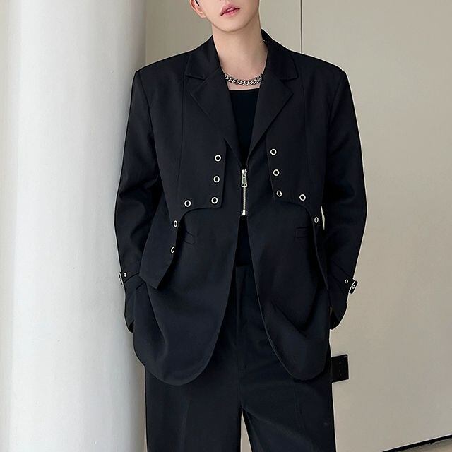 【新品未使用】Magniraffマニラフ FULLZIPJACKET STITCH DESIGN COLLAR FULLZIP JACKET 3colors M-6178