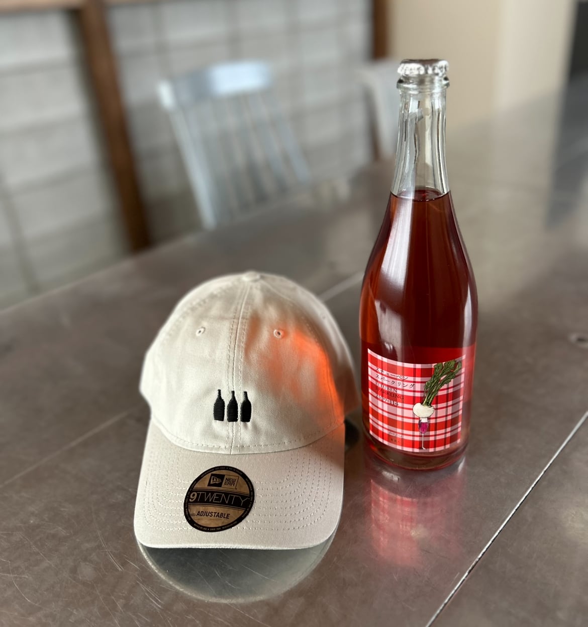 BookRoadオリジナルCAP＆スパークリングワイン【スチューベンスパークリング】